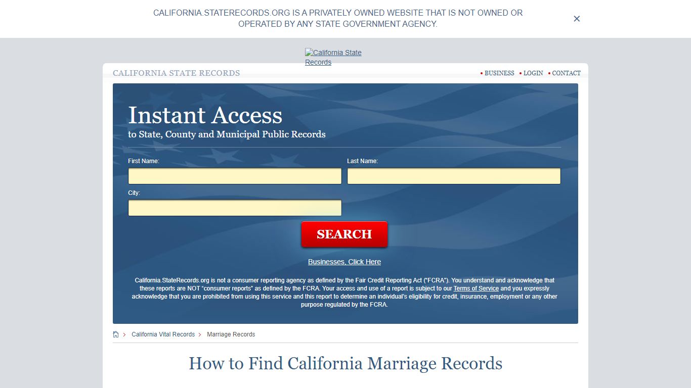 How to Find California Marriage Records